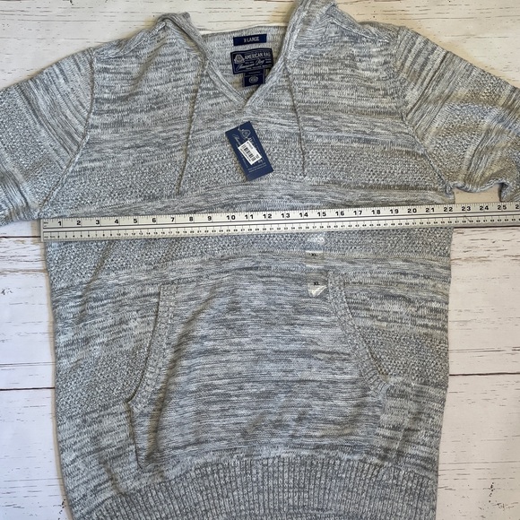 Men’s American Rag Hooded Gray Sweater with Drawstring, size XL, NWT - Picture 13 of 15